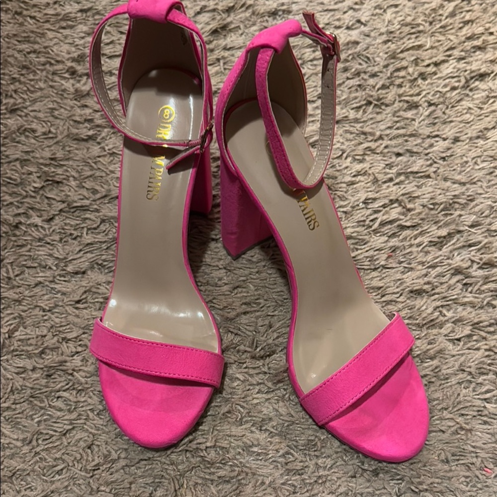 Pink Women's Heels by Dream Pairs